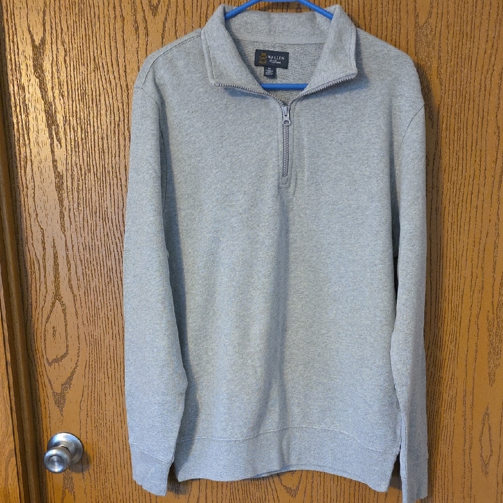 Wallin & Bros. Long Sleeve, Half Zip  Shirt.